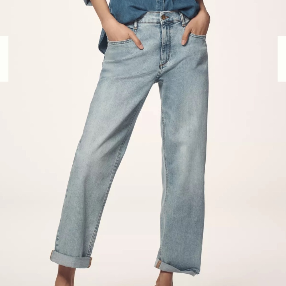 Pilcro Light Blue Boyfriend Jeans